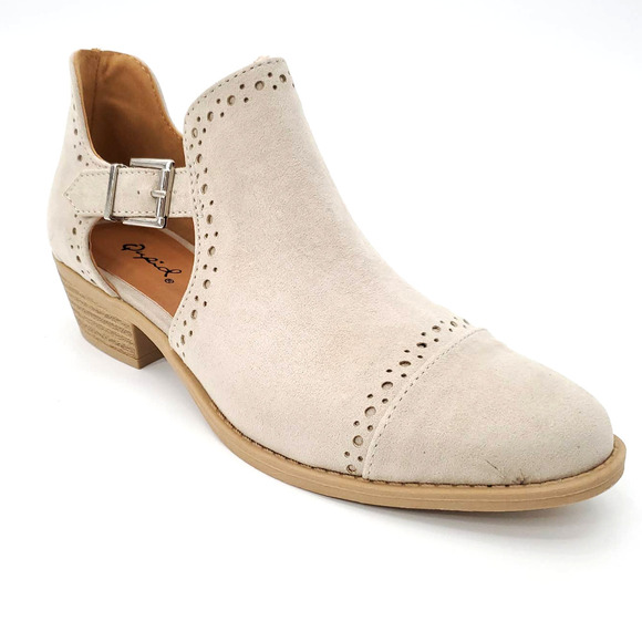 Qupid Sochi-41 Buckle Closure Booties - Picture 1 of 8